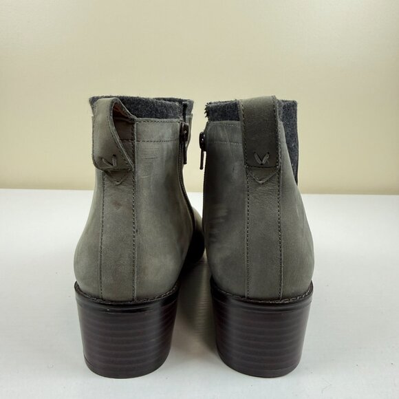 New Vionic Joslyn Water Resistant Leather Ankle Boots - Picture 5 of 12